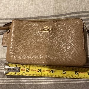 Brown Coach Coin Purse